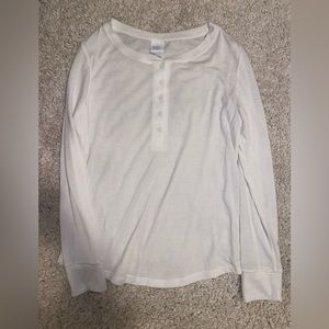 White Long Sleeve Top